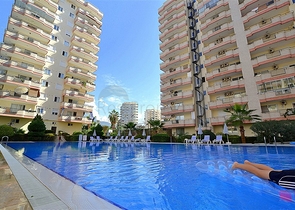 شقة ثلاث غرف وصالة دوبلكس مؤثثة - ضمن مجمع سكني في مهموتلار / الانيا 