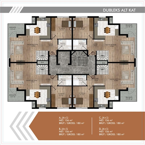 المشروع في المرحلة النهائية من البناء في منطقة كونيالتي أنطاليا