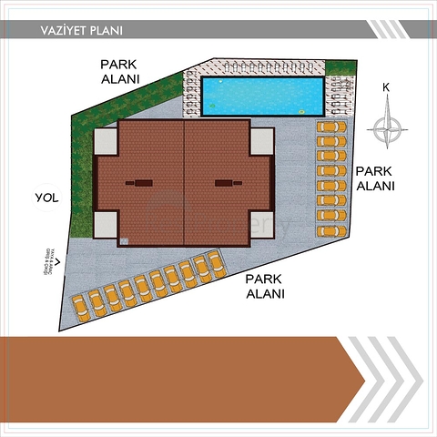 المشروع في المرحلة النهائية من البناء في منطقة كونيالتي أنطاليا