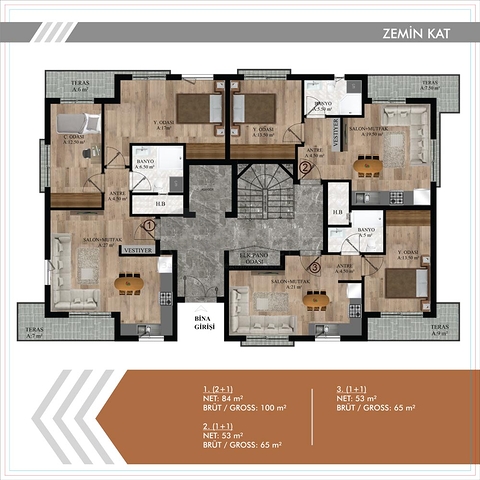 المشروع في المرحلة النهائية من البناء في منطقة كونيالتي أنطاليا