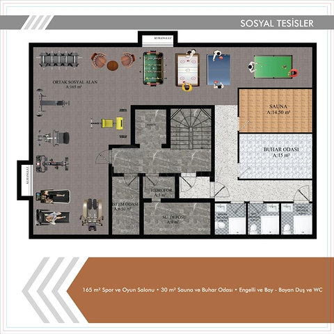 المشروع في المرحلة النهائية من البناء في منطقة كونيالتي أنطاليا