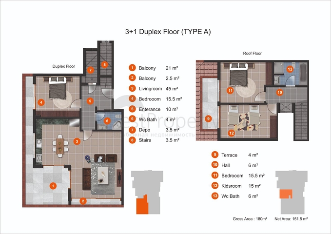 على البحر مباشرة - مشروع سكني قيد الانشاء مع امكانية التقسيط - في كاستل / الانيا 