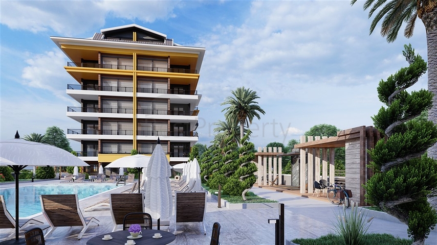 على البحر مباشرة - مشروع سكني قيد الانشاء مع امكانية التقسيط - في كاستل / الانيا 