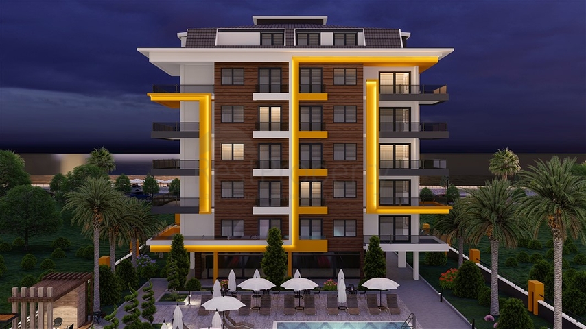 على البحر مباشرة - مشروع سكني قيد الانشاء مع امكانية التقسيط - في كاستل / الانيا 