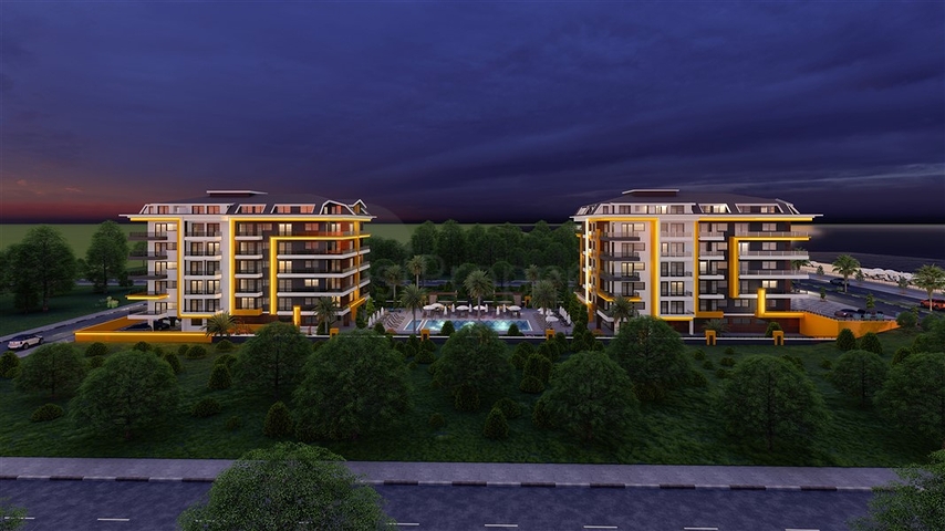 على البحر مباشرة - مشروع سكني قيد الانشاء مع امكانية التقسيط - في كاستل / الانيا 