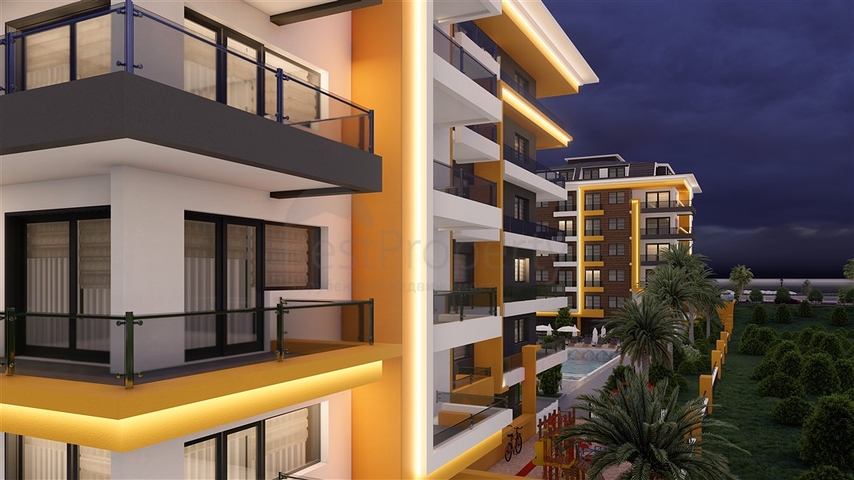 على البحر مباشرة - مشروع سكني قيد الانشاء مع امكانية التقسيط - في كاستل / الانيا 