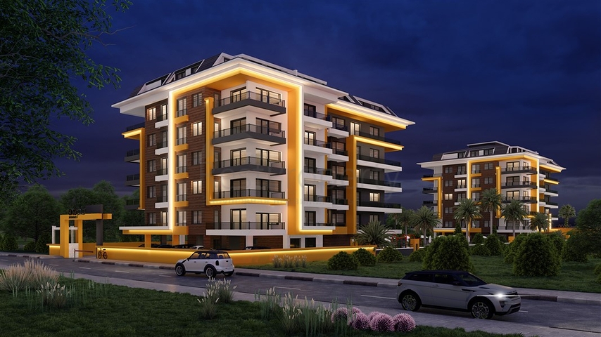 على البحر مباشرة - مشروع سكني قيد الانشاء مع امكانية التقسيط - في كاستل / الانيا 