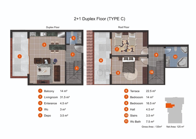 على البحر مباشرة - مشروع سكني قيد الانشاء مع امكانية التقسيط - في كاستل / الانيا 