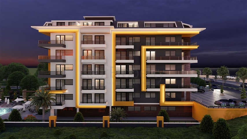 على البحر مباشرة - مشروع سكني قيد الانشاء مع امكانية التقسيط - في كاستل / الانيا 