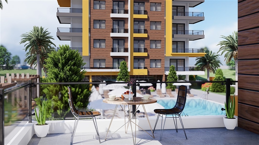 على البحر مباشرة - مشروع سكني قيد الانشاء مع امكانية التقسيط - في كاستل / الانيا 