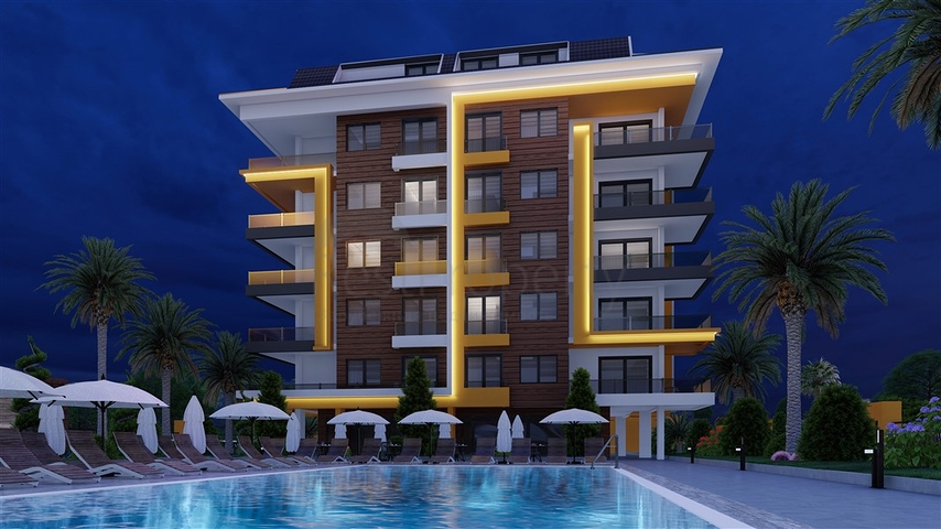 على البحر مباشرة - مشروع سكني قيد الانشاء مع امكانية التقسيط - في كاستل / الانيا 