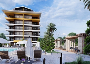 على البحر مباشرة - مشروع سكني قيد الانشاء مع امكانية التقسيط - في كاستل / الانيا 