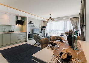 على البحر مباشرة - مشروع سكني قيد الانشاء مع امكانية التقسيط - في كاستل / الانيا 