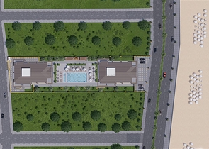 على البحر مباشرة - مشروع سكني قيد الانشاء مع امكانية التقسيط - في كاستل / الانيا 