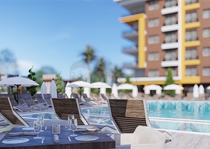 على البحر مباشرة - مشروع سكني قيد الانشاء مع امكانية التقسيط - في كاستل / الانيا 