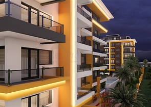 على البحر مباشرة - مشروع سكني قيد الانشاء مع امكانية التقسيط - في كاستل / الانيا 