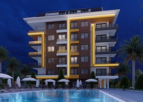 على البحر مباشرة - مشروع سكني قيد الانشاء مع امكانية التقسيط - في كاستل / الانيا 