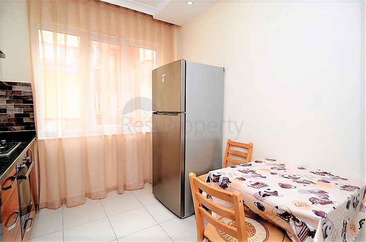 شقة مؤثثة قريبة من البحر - من تصميم غرفتين وصالة في مهموتلار - الانيا