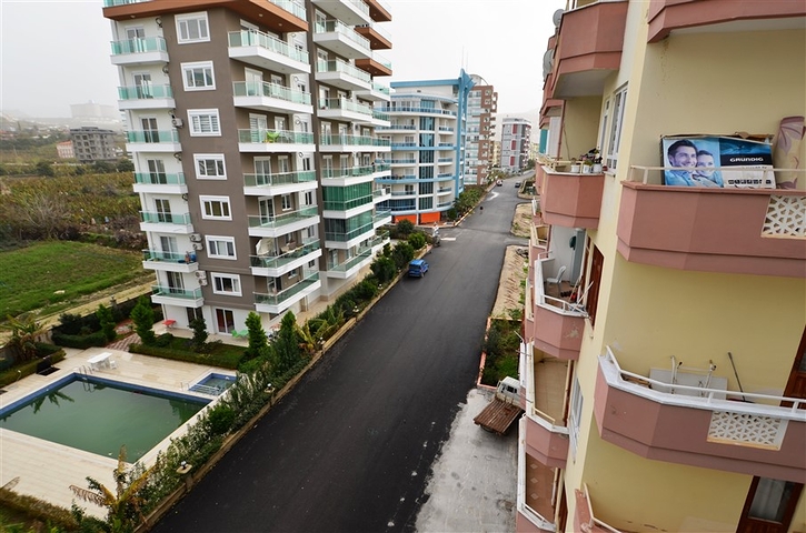 شقة مؤثثة قريبة من البحر - من تصميم غرفتين وصالة في مهموتلار - الانيا