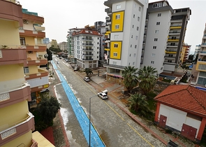 شقة مؤثثة قريبة من البحر - من تصميم غرفتين وصالة في مهموتلار - الانيا