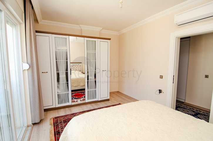 شقة 1 + 1 مع أثاث في مجمع في هورما كونيالتي أنطاليا