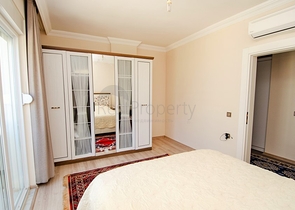 شقة 1 + 1 مع أثاث في مجمع في هورما كونيالتي أنطاليا