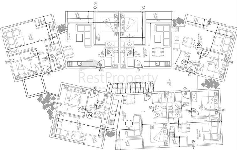 مجمع قيد الانشاء في افسلار - مع امكانية التقسيط 