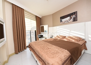 مركز الانيا - غرفة نوم وصالة مفروشة ضمن مجمع سكني 