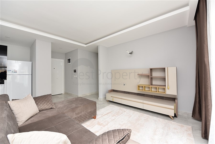 شقة من تصميم غرفتين وصالة - مفروشة - ضمن مجمع سكني حديث في مهموتلار - الانيا