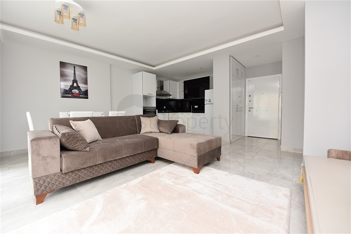 شقة من تصميم غرفتين وصالة - مفروشة - ضمن مجمع سكني حديث في مهموتلار - الانيا