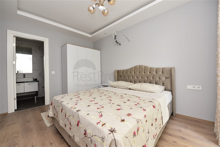 شقة من تصميم غرفتين وصالة - مفروشة - ضمن مجمع سكني حديث في مهموتلار - الانيا