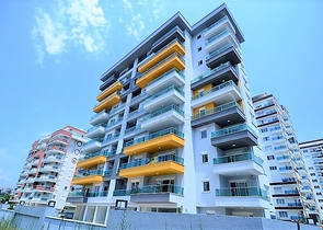 شقة من تصميم غرفتين وصالة - مفروشة - ضمن مجمع سكني حديث في مهموتلار - الانيا