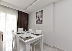 شقة من تصميم غرفتين وصالة - مفروشة - ضمن مجمع سكني حديث في مهموتلار - الانيا