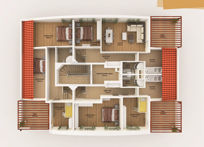 شقق قيد الانشاء في كيبيز انطاليا