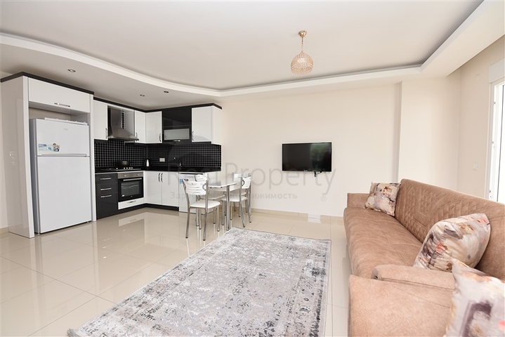 شقة مفروشة  بتصميم غرفة نوم وصالة في مهموتلار - الانيا 