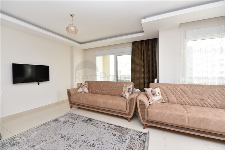 شقة مفروشة  بتصميم غرفة نوم وصالة في مهموتلار - الانيا 