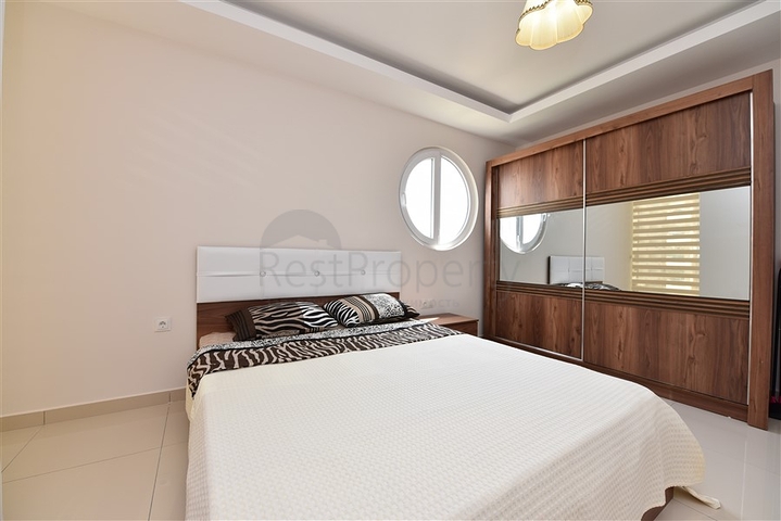 شقة مفروشة  بتصميم غرفة نوم وصالة في مهموتلار - الانيا 