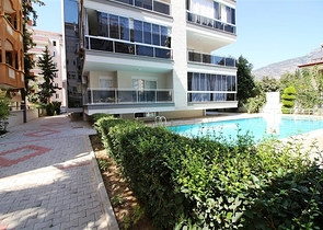 شقة مفروشة  بتصميم غرفة نوم وصالة في مهموتلار - الانيا 