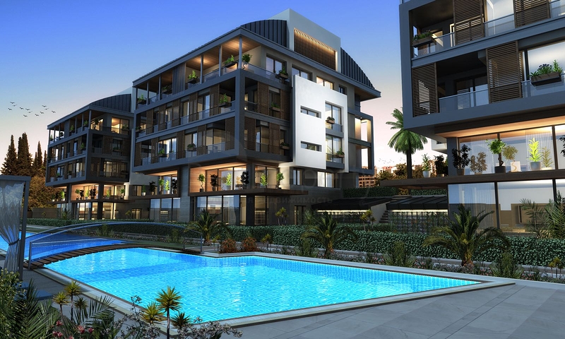 شقة فاخرة 4 + 1 في أونجالي كونيالتي أنطاليا