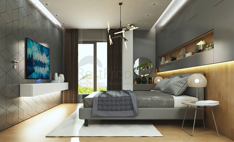 شقة فاخرة 4 + 1 في أونجالي كونيالتي أنطاليا