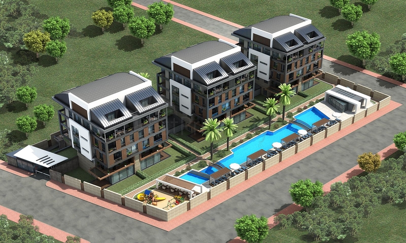 شقة فاخرة 4 + 1 في أونجالي كونيالتي أنطاليا