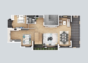 شقة فاخرة 4 + 1 في أونجالي كونيالتي أنطاليا