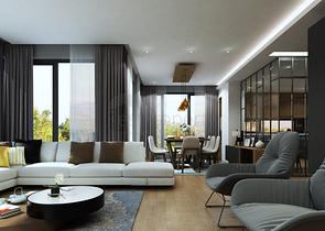 شقة فاخرة 4 + 1 في أونجالي كونيالتي أنطاليا