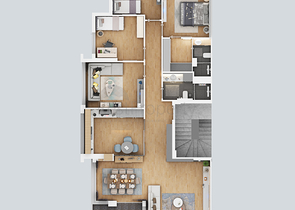 شقة فاخرة 4 + 1 في أونجالي كونيالتي أنطاليا