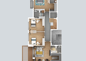 شقة فاخرة 4 + 1 في أونجالي كونيالتي أنطاليا