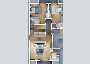 شقة فاخرة 4 + 1 في أونجالي كونيالتي أنطاليا