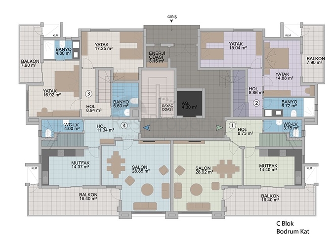 مجمع سكني فخم قيد الانشاء في اوبا - الانيا  