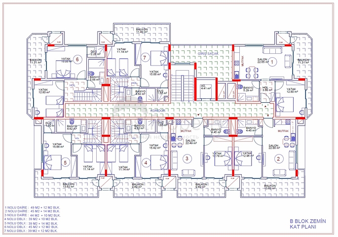 مجمع سكني قيد الانشاء في منطقة كارجي جاك الهادئة- الانيا 