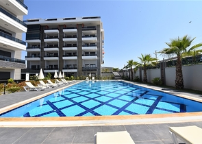 مجمع سكني قيد الانشاء في منطقة كارجي جاك الهادئة- الانيا 