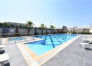 مجمع سكني قيد الانشاء في منطقة كارجي جاك الهادئة- الانيا 